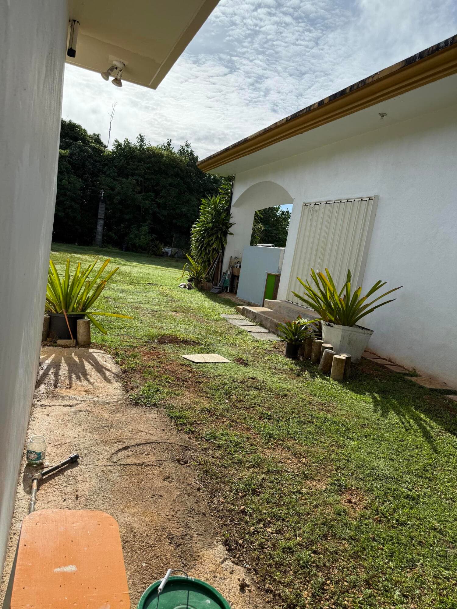 Side of the houses