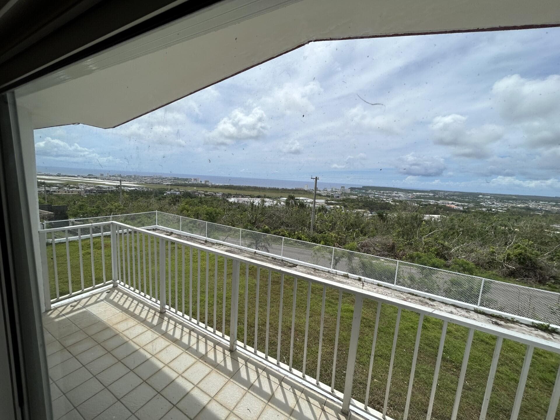 living room balcony ocean view