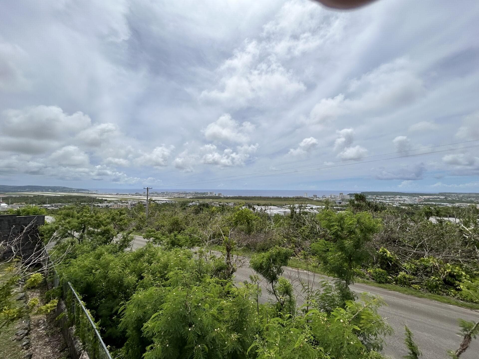 ocean view from backyard